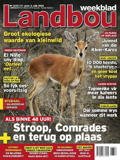 Title details for Landbouweekblad by Media 24 Ltd - Available